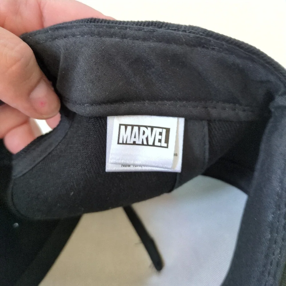 Marvel Deadpool Unicorn Rainbow Hat Snapback Black Flat Brim Comic Movie Cap